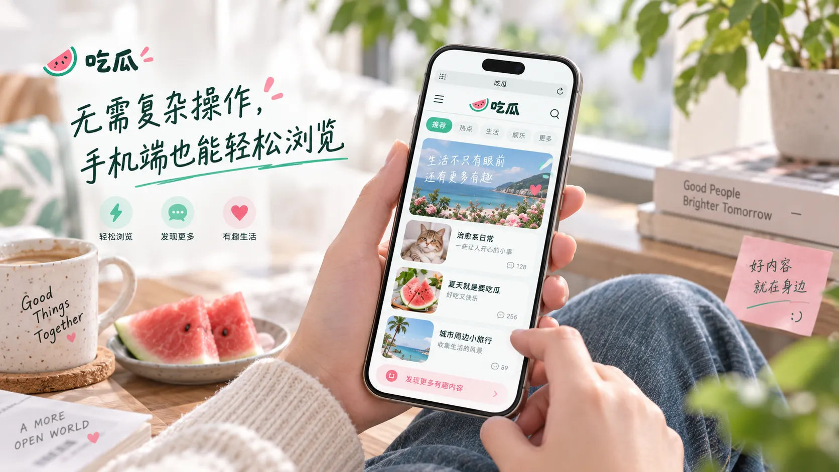 手机浏览页面示意图